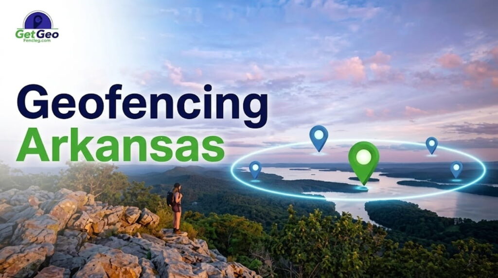 Geofencing Arkansas featured image showing precise geofencing and targeted digital advertising.