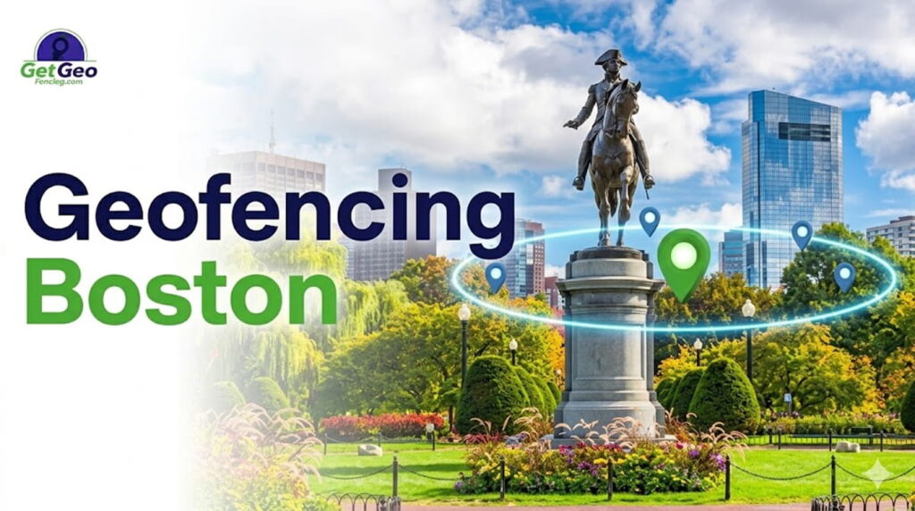 Geofencing Boston featured image showing precise geofencing and targeted digital advertising.