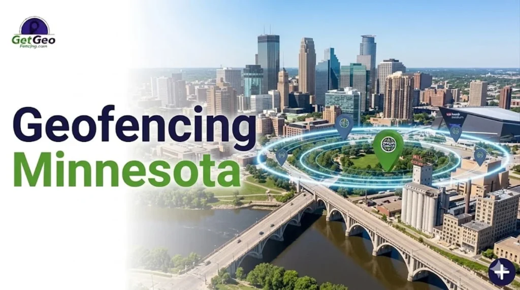 Geofencing Minnesota featured image showing precise geofencing and targeted digital advertising.