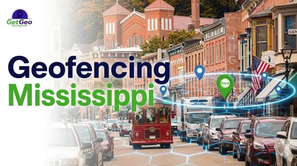 Geofencing Mississippi featured image showing precise geofencing and targeted digital advertising.
