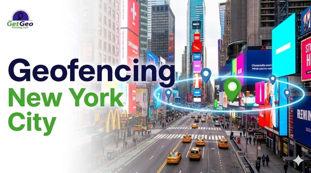 Geofencing New York City featured image showing precise geofencing and targeted digital advertising.