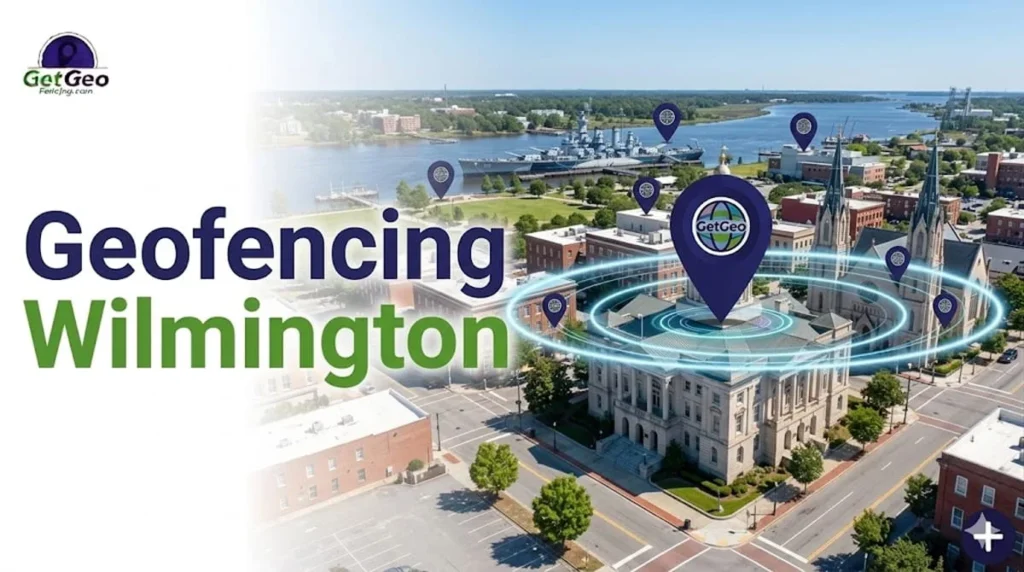 Geofencing Wilmington featured image showing precise geofencing and targeted digital advertising.